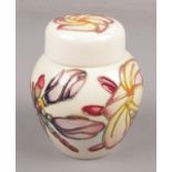 A Moorcroft tubeline decorated lidded ginger jar, designed by Philip Gibson, 11.5 cm height,