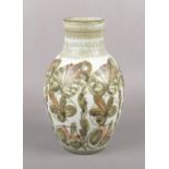 A Denby Glyn Colledge Bourne ceramic vase. 29cm height