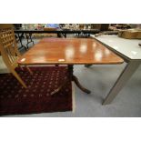 Snap top pedestal table