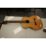 Vintage acoustic classical guitar