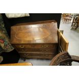 Mahogany claw and ball bureau