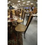 6 Fischel Bentwood Chairs (a.f.)