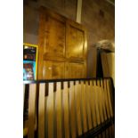 2 satinwood panels