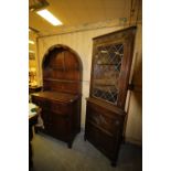 Oak dresser & oak corner cupboard