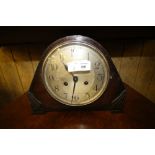 Oak mantle clock