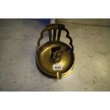 Stylised Art Deco Brandenburg Trench Art ashtray on a P319 shell