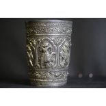 Indian white metal beaker