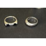 2 x 925 silver rings