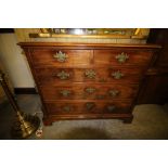 George III Mahogany chest of drawers