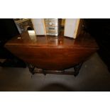 Oak gate leg table