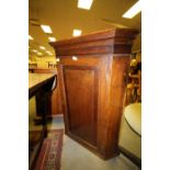 George III oak corner cupboard