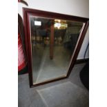 Wooden framed mirror