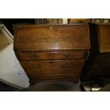 19Th century oak bureau