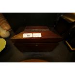 Victorian Rosewood Tea Caddy