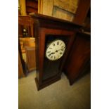 Oak fusie bracket wall clock