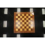 Wooden chess board