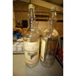 2 Empty Whiskey bottles - Bells & Grouse