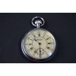 1940's Services Scout chromed pocket watch