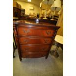 Small mahogany chest of drawers