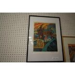 George Reay limited edition print 1/200, city