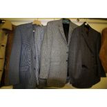 4 gents jackets inc - Carl Gross cashwool - Arnisons, Brook Taverner, Daks