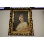 19th Century Italian/French Oil Portrait of a Lady