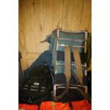 3 vintage Rucksacks & frame