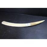 19th century ivory tusk page turner