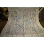 Chinese Embroidered Table Cloth - Dragon Design