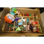 Box of miscellaneous child's items