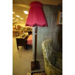 Art Deco standing lamp with shade