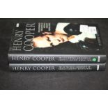 Edwards [Robert], two copies of Henry Cooper, both first editions and both signed by Sir Henry