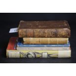 Five literature related books including Pope [Alexander], The Iliad of Homer, London 1777, full
