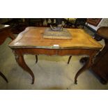 Regency ormolu mounted Kingwood writing table