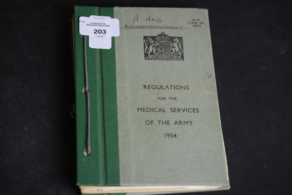 Regulations for the Medical Services of The Army 1954, annotated