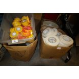 5 boxes of cloth tape etc