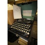 Remington typewriter