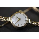 Ladies Zenith 9ct Gold Wristwatch - gross 15g