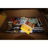Box of mixed books - mostly signed