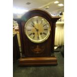German mahogany mantel clock