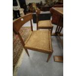 3 Danish M K teak chairs