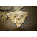 Cherubs Face - wall mounted plaque