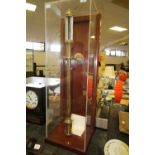 Dejoka brass ship's barometer with Gimbal & display case