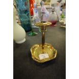 Patent brass candlestick