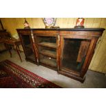 Victorian glazed walnut credenza with ormolu mounts