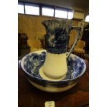 Royal Doulton Geneva toilet jug & bowl