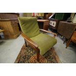 Cintique teak 1970 armchair