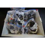 Box of mixed costume earrings