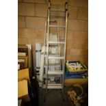 2 aluminium ladders