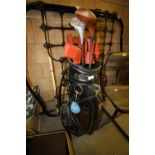 Golf clubs with bag